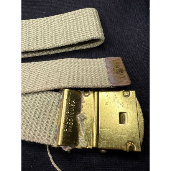 Vintage Boy Scouts Of America BSA Belt & Trucker Style Hat 1990’s Small medium - Picture 11 of 12